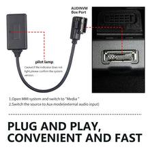 Load image into Gallery viewer, Car MMI 3G AMI Bluetooth Audio Cable Wiring Harness for Audi Q5 A5 A7 R7 S5 Q7 A6L A8L A4L, For Audi A6L / A8L