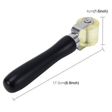 Load image into Gallery viewer, Car Auto Body Surface Window Wrapping Film Yellow Rubber Roller Scraper Sticker Tool Black with Black Wrapping Rubber Handle(Small Size), Small Size