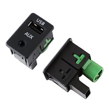 Load image into Gallery viewer, 2 in 1 Car AUX &amp; USB Adapter Switch Socket for Volkswagen Scirocco / New MAGOTAN / Touran / POLO, For Scirocco / New MAGOTAN