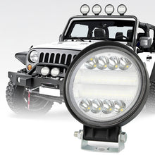 Load image into Gallery viewer, 2 PCS 4 inch 15W Spot / Flood Light White Light Round-Shaped Waterproof Car SUV Work Lights Spotlight LED Bulbs, DC 9-30V, 4 inch 15W Round-Shaped