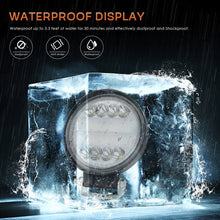 Load image into Gallery viewer, 2 PCS 4 inch 15W Spot / Flood Light White Light Round-Shaped Waterproof Car SUV Work Lights Spotlight LED Bulbs, DC 9-30V, 4 inch 15W Round-Shaped
