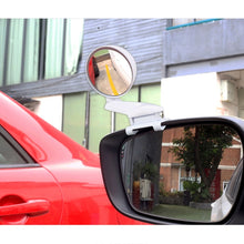 Load image into Gallery viewer, 3R-094 Auxiliary Rear View Mirror Car Adjustable Blind Spot Mirror Wide Angle Auxiliary Rear View Side Mirror for Left Mirror, 3R-094 (White), 3R-094(Black)