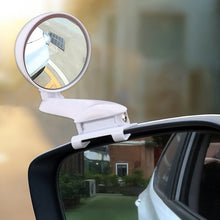 Load image into Gallery viewer, 3R-094 Auxiliary Rear View Mirror Car Adjustable Blind Spot Mirror Wide Angle Auxiliary Rear View Side Mirror for Left Mirror, 3R-094 (White), 3R-094(Black)