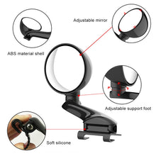 Load image into Gallery viewer, 3R-094 Auxiliary Rear View Mirror Car Adjustable Blind Spot Mirror Wide Angle Auxiliary Rear View Side Mirror for Left Mirror, 3R-094 (White), 3R-094(Black)