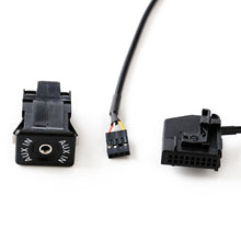 Load image into Gallery viewer, AUX Adapter Switch Plug + Wiring Hardness for Volkswagen Audi MFD2 RNS2 / Ford, Cable Length: 1.5m, For  Volkswagen / Audi / Ford