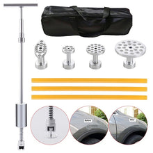Load image into Gallery viewer, 7 in 1 Auto Repair Body Tool Kit PDR Dent Paintless Repair Tools Dent Puller T Bar Slide Hammer Reverse Hammer for Dent, 7 in 1