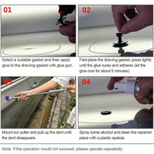 Load image into Gallery viewer, 7 in 1 Auto Repair Body Tool Kit PDR Dent Paintless Repair Tools Dent Puller T Bar Slide Hammer Reverse Hammer for Dent, 7 in 1