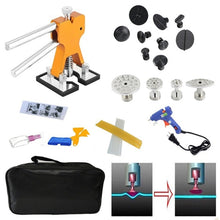 Load image into Gallery viewer, 29 in 1 Auto Car Dent Lifter-Glue Puller Aluminium Alloy Tab Bodywork Repair Tools Kit, with 20W Glue Gun, US Plug or EU Plug, 29 in 1