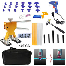 Load image into Gallery viewer, 40 in 1 Auto Car Metal PDR Dent Lifter-Glue Puller Tab Hail Removal Paintless Car Dent Repair Tools Kit, with 20W Glue Gun, US Plug or EU Plug, 40 in 1
