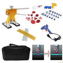 Load image into Gallery viewer, 44 in 1 Auto Car Metal PDR Dent Lifter-Glue Puller Tab Hail Removal Paintless Car Dent Repair Tools Kit, with 20W Glue Gun, US Plug or EU Plug, 44 in 1