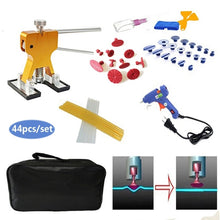 Load image into Gallery viewer, 44 in 1 Auto Car Metal PDR Dent Lifter-Glue Puller Tab Hail Removal Paintless Car Dent Repair Tools Kit, with 20W Glue Gun, US Plug or EU Plug, 44 in 1