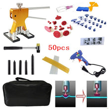 Load image into Gallery viewer, 50 in 1 Auto Car Metal PDR Dent Lifter-Glue Puller Tab Hail Removal Paintless Car Dent Repair Tools Kit, with 20W Glue Gun, US Plug or EU Plug, 50 in 1