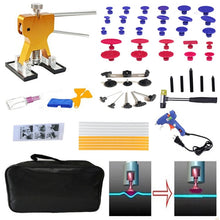 Load image into Gallery viewer, 57 in 1 Auto Car Metal PDR Dent Lifter-Glue Puller Tab Hail Removal Paintless Car Dent Repair Tools Kit, with 20W Glue Gun, US Plug or EU Plug, 57 in 1