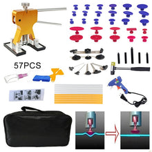 Load image into Gallery viewer, 57 in 1 Auto Car Metal PDR Dent Lifter-Glue Puller Tab Hail Removal Paintless Car Dent Repair Tools Kit, with 20W Glue Gun, US Plug or EU Plug, 57 in 1