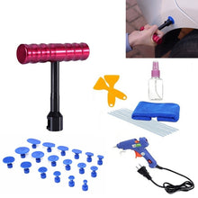 Load image into Gallery viewer, 32 in 1 Auto Car Metal PDR Dent Lifter-Glue Puller Tab Hail Removal Paintless Car Dent Repair Tools Kit, with 20W Glue Gun, US Plug or EU Plug, 32 in 1 T-Bar