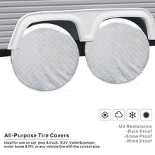 Load image into Gallery viewer, 4 PCS Car Auto Wheel Tire Covers, Suitable for The Tire up to 29 inch, 29 inch