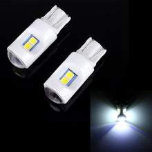 Load image into Gallery viewer, 2 PCS T10 / W5W / 194 DC 12V 1.2W 6LEDs SMD-3030 Car Reading Lamp Clearance Light, with Projector Lens Light