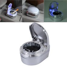Load image into Gallery viewer, SHUNWEI SD-1201 Mini Portable Car Ashtray Blue LED Light for Dashboard Cigar Cigarette, SD-1201