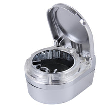 Load image into Gallery viewer, SHUNWEI SD-1201 Mini Portable Car Ashtray Blue LED Light for Dashboard Cigar Cigarette, SD-1201