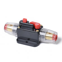 Load image into Gallery viewer, DC 12-24V Car Circuit Breaker Stereo Audio Fuse Holder Insurance 100A Fuse, 100A