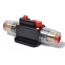 Load image into Gallery viewer, DC 12-24V Car Circuit Breaker Stereo Audio Fuse Holder Insurance 80A Fuse, 80A