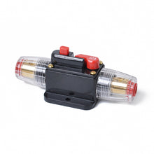 Load image into Gallery viewer, DC 12-24V Car Circuit Breaker Stereo Audio Fuse Holder Insurance 50A Fuse, 50A