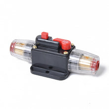 Load image into Gallery viewer, DC 12-24V Car Circuit Breaker Stereo Audio Fuse Holder Insurance 60A Fuse, 60A