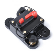 Load image into Gallery viewer, 200A DC 12-24V Car Audio Stereo Circuit Breaker Automatic Reset Fuse Holder, 200A