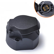 Load image into Gallery viewer, 12V 7Pin Car Plug Socket Wiring Connector Adapter Car Plug Socket for Trailer /  Truck / Bus, EU Plug, A0143