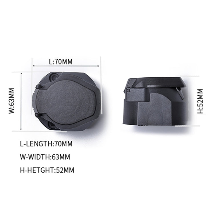 12V 7Pin Car Plug Socket Wiring Connector Adapter Car Plug Socket for Trailer /  Truck / Bus, EU Plug, A0143