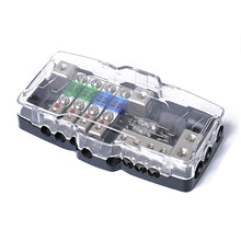 Load image into Gallery viewer, Car Audio Stereo Distribution Block Ground Mini ANL Fuse Block 4 Way Fuse Block 30A 60A 80Amp with LED, 4 Way Fuse Block