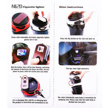 Load image into Gallery viewer, 2 in 1 Universal Car Detachable Electronic Cigarette Lighter + Trash Rubbish Bin Ashtray
