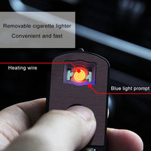 Load image into Gallery viewer, 2 in 1 Universal Car Detachable Electronic Cigarette Lighter + Trash Rubbish Bin Ashtray