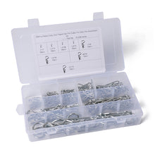 Load image into Gallery viewer, 180 PCS Heavy Duty Zinc Plated Cotter R Tractor Clip Pin for Car / Boat / Garages, 180 PCS