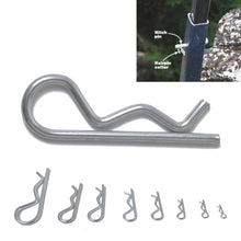Load image into Gallery viewer, 180 PCS Heavy Duty Zinc Plated Cotter R Tractor Clip Pin for Car / Boat / Garages, 180 PCS