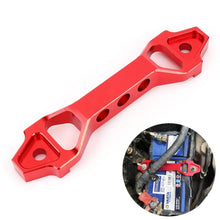 Load image into Gallery viewer, Universal Car Short Arch Stainless Steel Battery Tie Down Clamp Bracket, Size: 18.2 x 4.5 x 2cm, 18.2 x 4.5 x 2cm (Red), 18.2 x 4.5 x 2cm (Blue)
