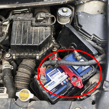 Load image into Gallery viewer, Universal Car Short Arch Stainless Steel Battery Tie Down Clamp Bracket, Size: 18.2 x 4.5 x 2cm, 18.2 x 4.5 x 2cm (Red), 18.2 x 4.5 x 2cm (Blue)