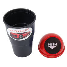 Load image into Gallery viewer, Multifunctional Portable Car Trash Rubbish Bin Ashtray Drink Bottle Cup Holder Tidy Organizer, Size: 170 x 98 x 67 mm