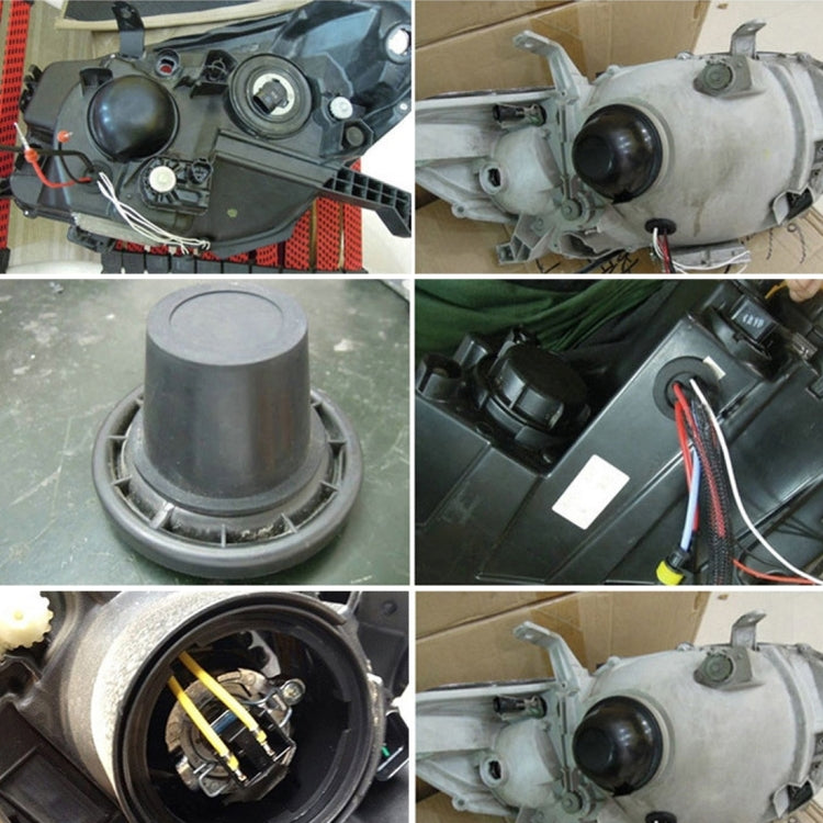 2 PCS Universal Car LED Headlight HID Xenon Lamp Silicone Dust Cover Seal Caps for Car Retrofit, Inner Diameter: 5cm, Inner Diameter: 8cm, Inner Diameter: 7cm, Inner Diameter: 7.5cm