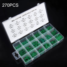 Load image into Gallery viewer, 270 PCS Car Auto Vehicle 18 Sizes Assortment Kit Air Conditioning HNBR Seal O-Ring Set, 270 PCS Green, 270 PCS Purple