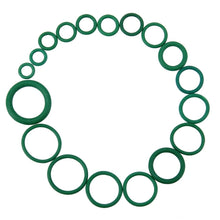 Load image into Gallery viewer, 270 PCS Car Auto Vehicle 18 Sizes Assortment Kit Air Conditioning HNBR Seal O-Ring Set, 270 PCS Green, 270 PCS Purple