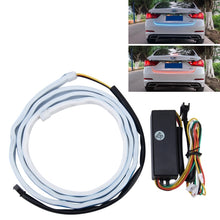 Load image into Gallery viewer, 1.2m Car Auto Waterproof Universal Four Color Rear Flowing Light Tail Box Lights with Tail Light Controller, Ice Blue Light Driving Light, White Light Reversing Light, Red Light Brake Light, Yellow Light Turn Signal Light, LED Lamp Strip Tail Decoratio...