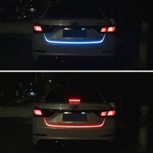 Load image into Gallery viewer, 1.2m Car Auto Waterproof Universal Four Color Rear Flowing Light Tail Box Lights with Tail Light Controller, Ice Blue Light Driving Light, White Light Reversing Light, Red Light Brake Light, Yellow Light Turn Signal Light, LED Lamp Strip Tail Decoratio...