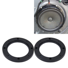 Load image into Gallery viewer, 2 PCS 4 inch Car Auto ABS Loudspeaker Base Protection Hollow Cover Holder Mat, Inner Diameter: 10cm, 10cm