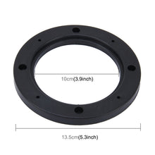 Load image into Gallery viewer, 2 PCS 4 inch Car Auto ABS Loudspeaker Base Protection Hollow Cover Holder Mat, Inner Diameter: 10cm, 10cm