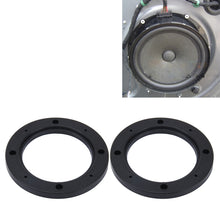 Load image into Gallery viewer, 2 PCS 5 inch Car Auto ABS Loudspeaker Base Protection Hollow Cover Holder Mat, Inner Diameter: 12.5cm, 12.5cm