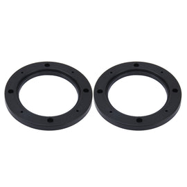2 PCS 5 inch Car Auto ABS Loudspeaker Base Protection Hollow Cover Holder Mat, Inner Diameter: 12.5cm, 12.5cm