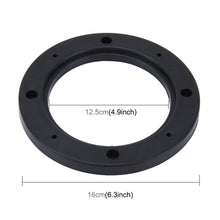 Load image into Gallery viewer, 2 PCS 5 inch Car Auto ABS Loudspeaker Base Protection Hollow Cover Holder Mat, Inner Diameter: 12.5cm, 12.5cm