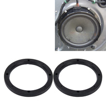 Load image into Gallery viewer, 2 PCS 6.5 inch Car Auto ABS Loudspeaker Base Protection Hollow Cover Holder Mat, Inner Diameter: 14.5cm, 14.5cm