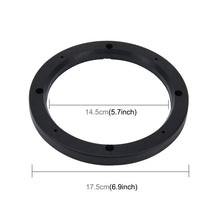 Load image into Gallery viewer, 2 PCS 6.5 inch Car Auto ABS Loudspeaker Base Protection Hollow Cover Holder Mat, Inner Diameter: 14.5cm, 14.5cm